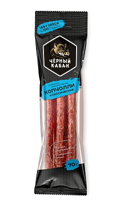 Колбаски сырокопченые — Черный кабан