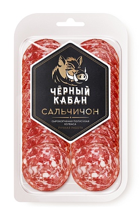 Нарезка сырокопченых колбас — Черный кабан